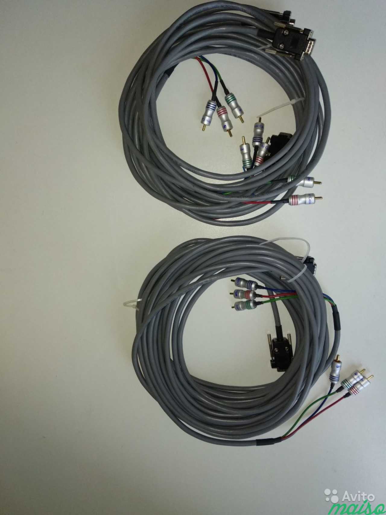 Компонентные кабели по 3 и 5м в Санкт-Петербурге. Фото 1