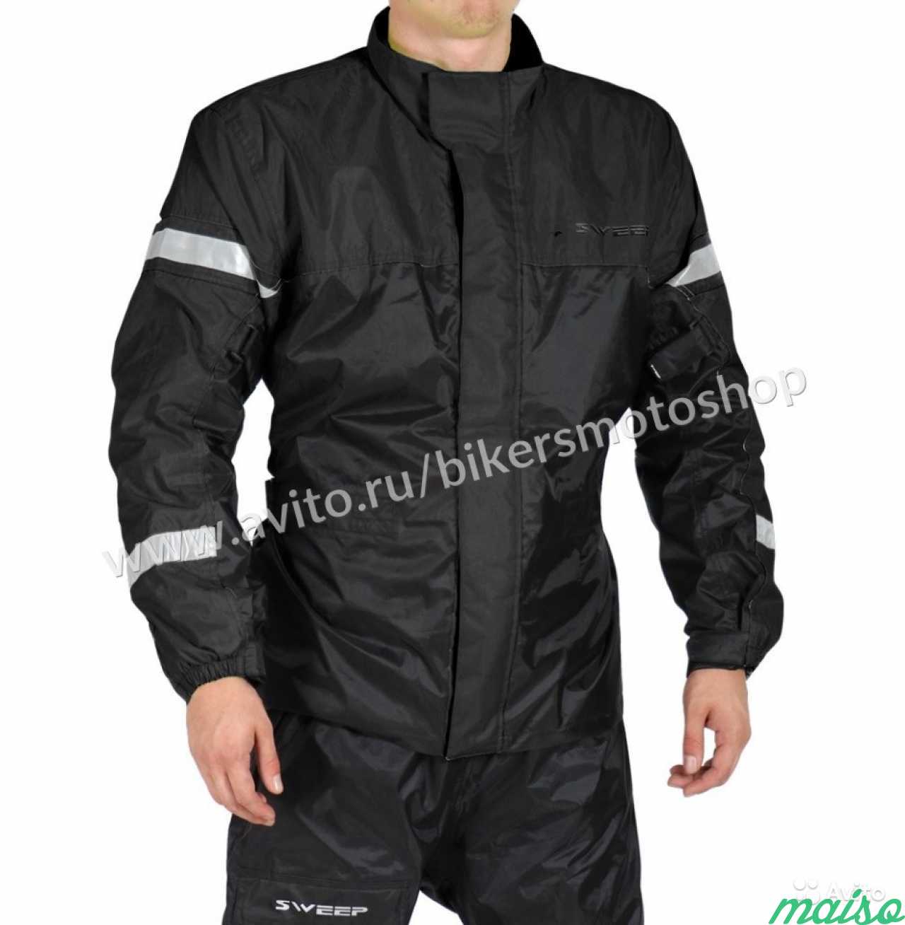 Куртка мото дождевик Sweep Monsoon 3 - Black в Санкт-Петербурге. Фото 1