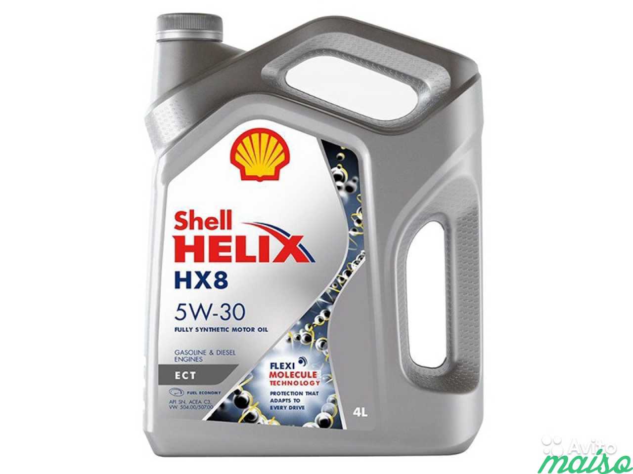 Масло Shell Helix HX8 ECT 5W30 4л 550048035 в Санкт-Петербурге. Фото 1