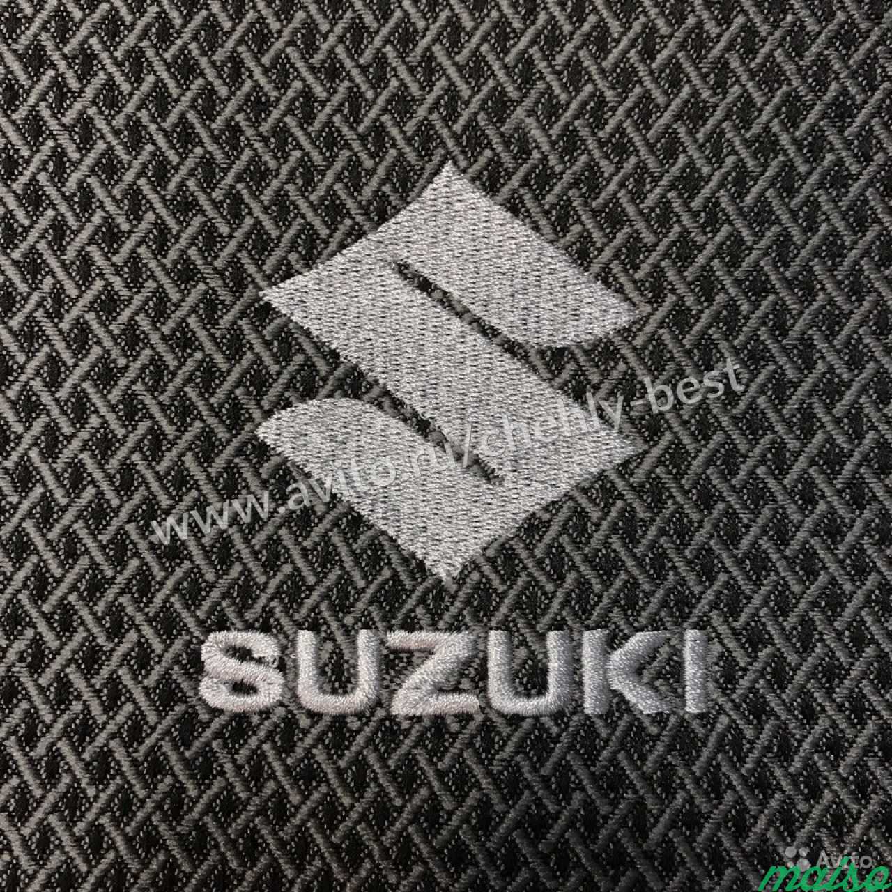 Чехлы Жаккард с логотипом на Suzuki SX-4 в Санкт-Петербурге. Фото 3