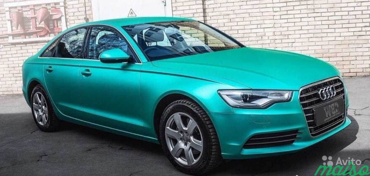 Audi a4 бирюзовая