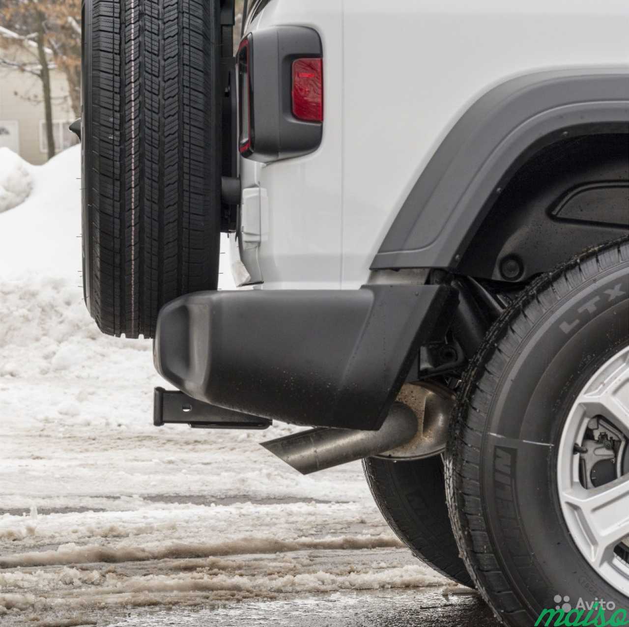 Прицепное устройство квадрат под фаркоп Jeep JL в Санкт-Петербурге. Фото 3