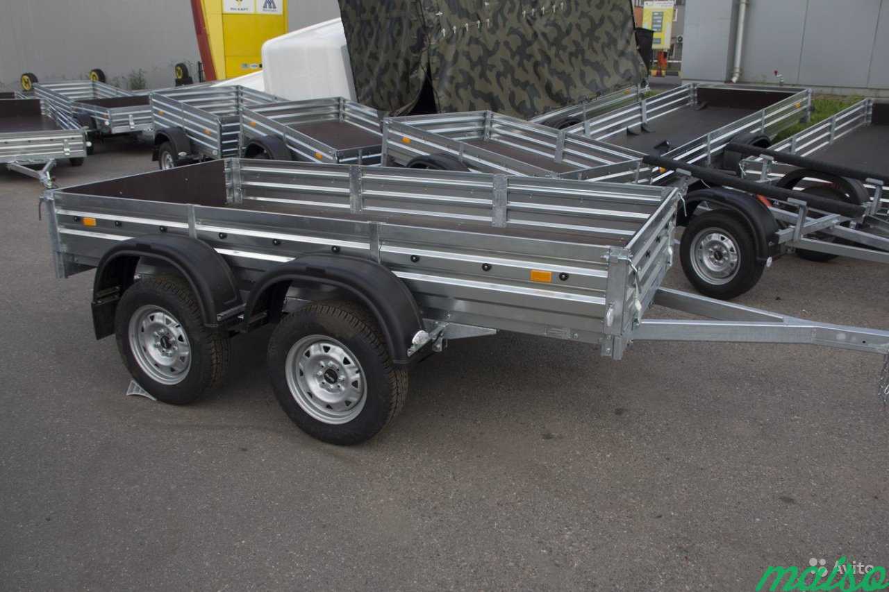 Легковой прицеп «Скиф» 33», кузов 2.8х1.4 м (цинк) в Санкт-Петербурге. Фото 1