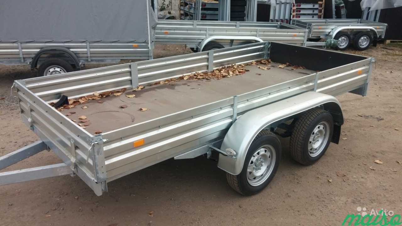 Прицеп для тяжелых грузов (двухосный) 3.5х1.5 м в Санкт-Петербурге. Фото 1