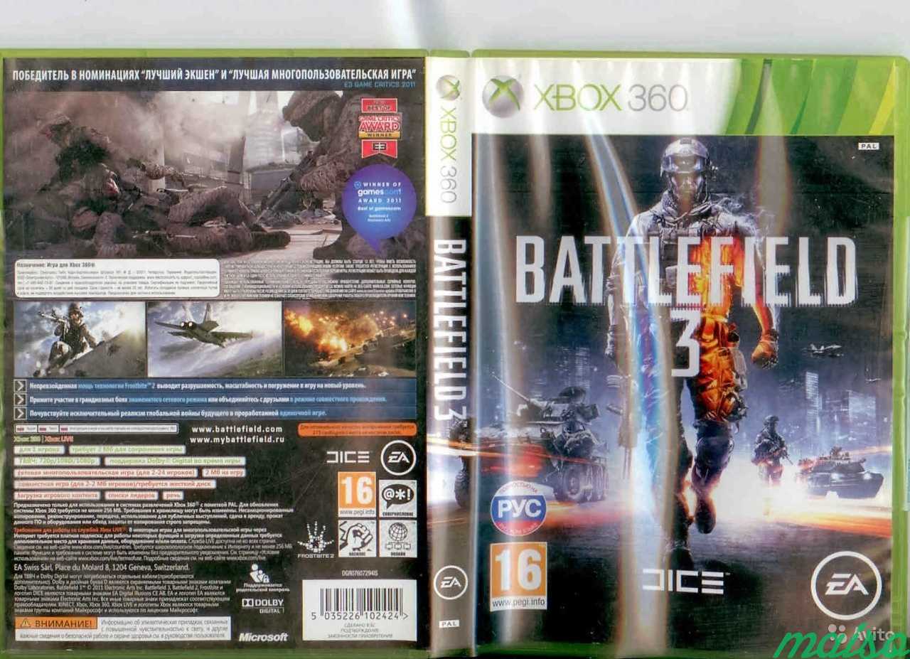 Battlefield 3 Бателфилд русский Лицензия Xb 360 в Санкт-Петербурге. Фото 1