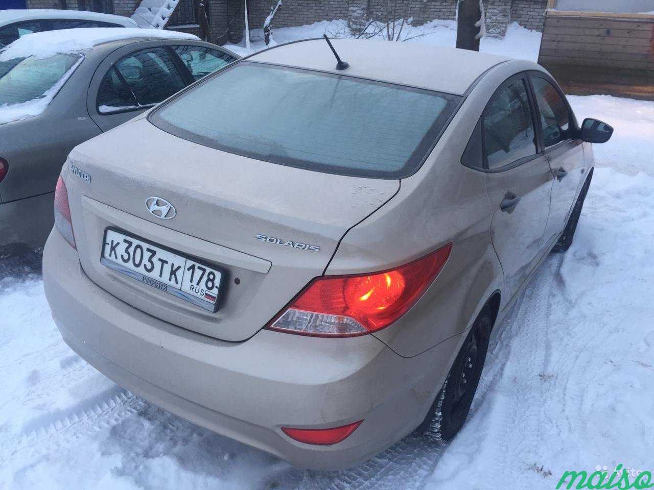 Автомобиль Hyundai Solaris АКПП в раскат в Санкт-Петербурге. Фото 4