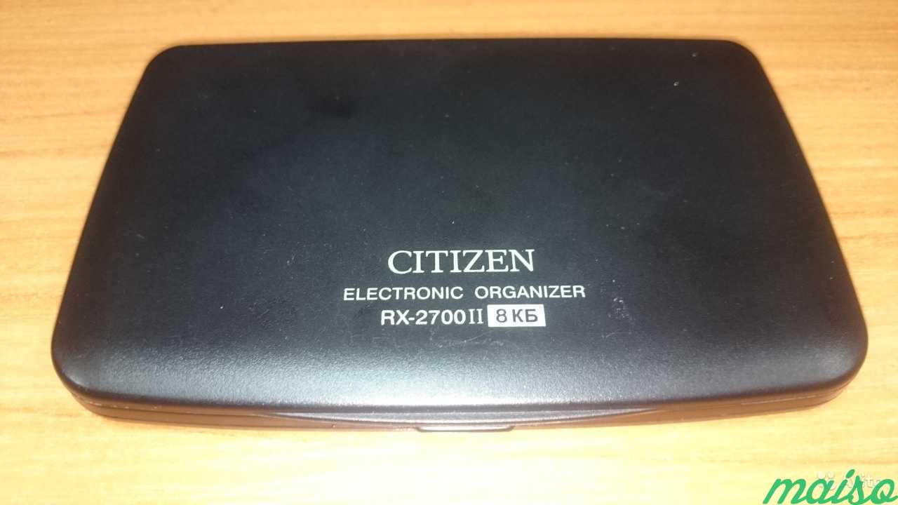 Электронная записная книжка Citizen RX-2700II в Санкт-Петербурге. Фото 2