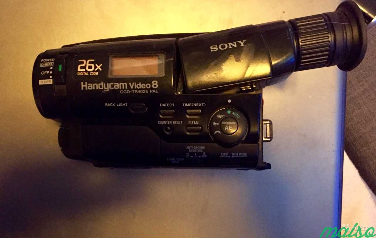 Видеокамера Sony handycam video 8 ccd tr402e в Санкт-Петербурге. Фото 1