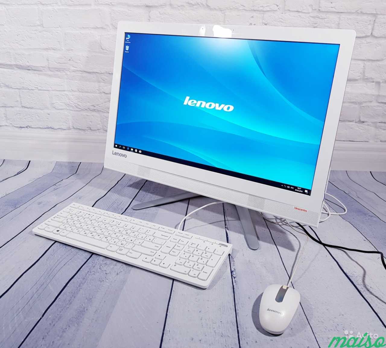 Как новый моноблок Lenovo C40-30 (белый цвет) в Санкт-Петербурге. Фото 1