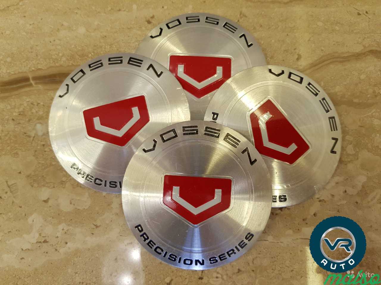 Комплект заглушек (серебро) Vossen на диски в Санкт-Петербурге. Фото 3