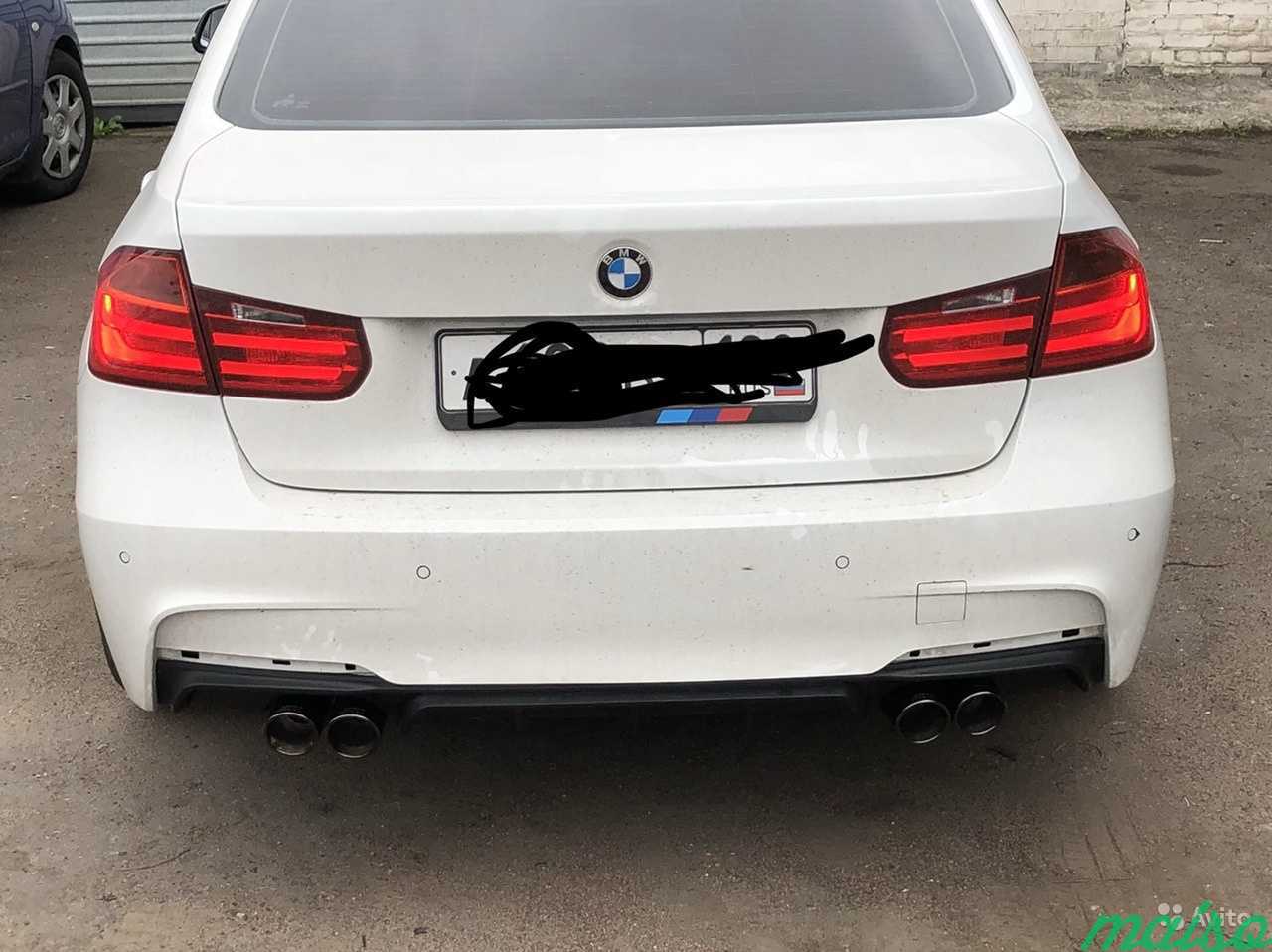 Раздвоенный выхлоп bmw f30