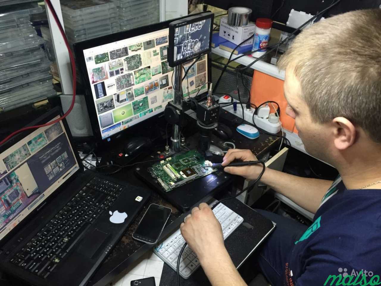 Компьютерный мастер, ремонт компьютеров, ноутбуков в Санкт-Петербурге. Фото 1