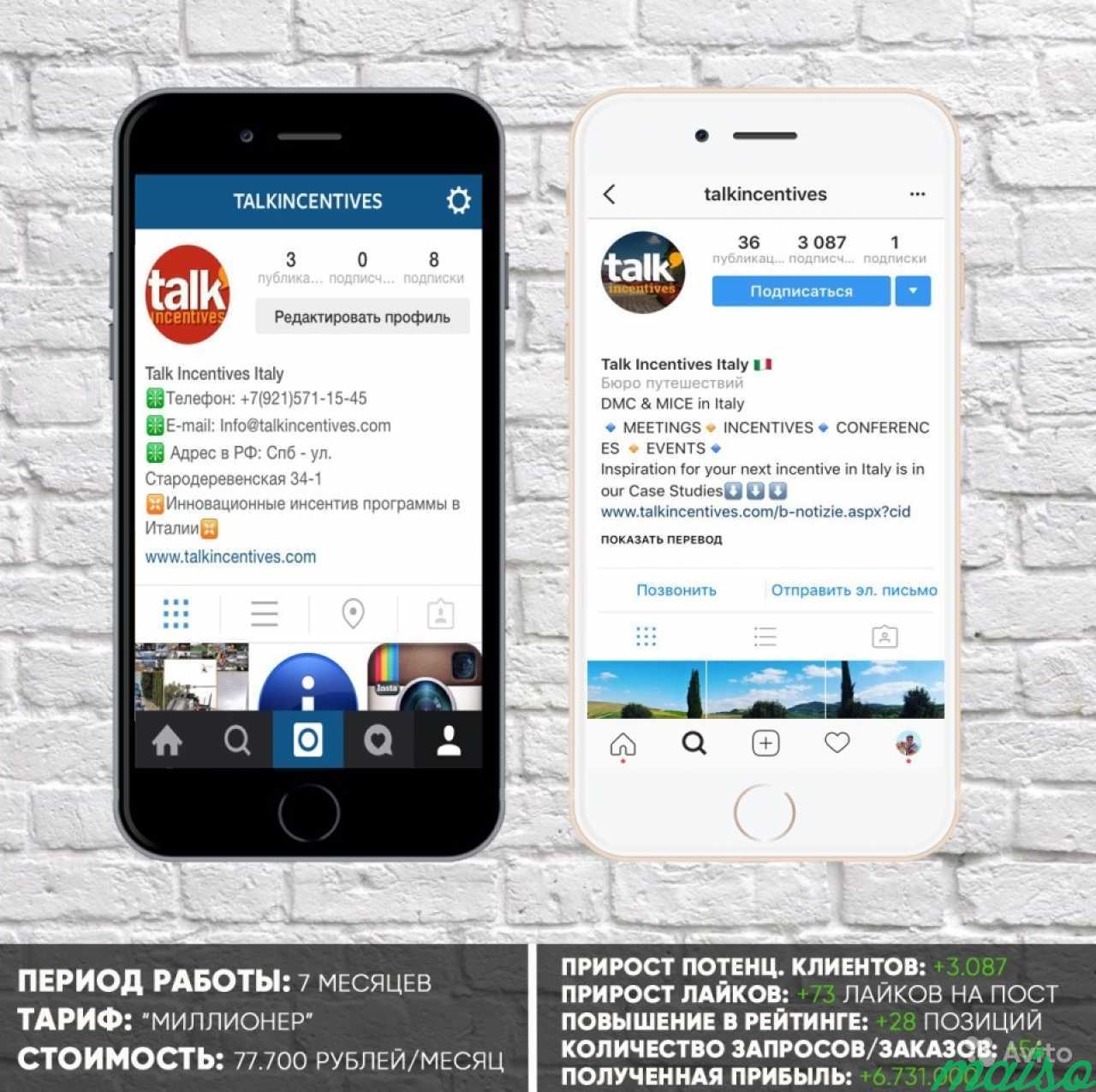 Ведение Продвижение аккаунта в Instagram Инстаграм в Санкт-Петербурге. Фото 5