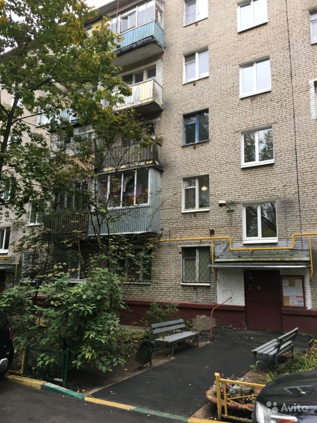 Сдам квартиру 2-к квартира 44.3 м² на 1 этаже 5-этажного кирпичного дома в Москве. Фото 1