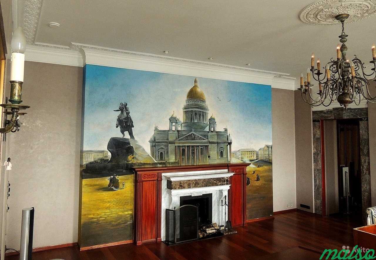 Художественная роспись стен в Санкт-Петербурге. Фото 2