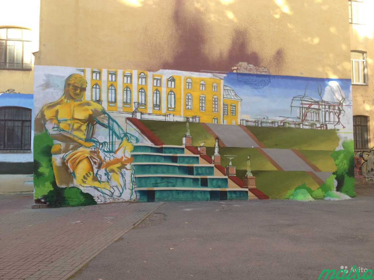 Граффити оформление в Санкт-Петербурге. Фото 5