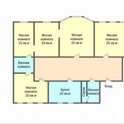Сдам квартиру 5-к квартира 173 м² на 2 этаже 6-этажного кирпичного дома