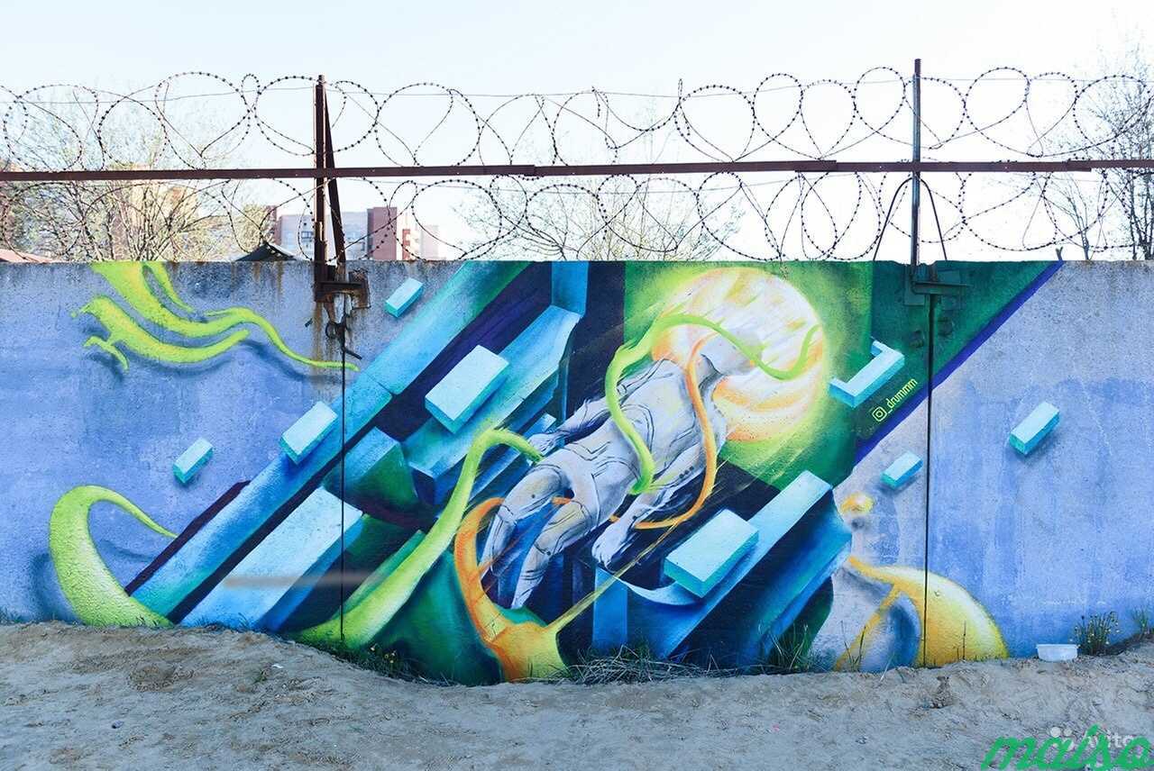 Художественное оформление стен, граффити в Санкт-Петербурге. Фото 5