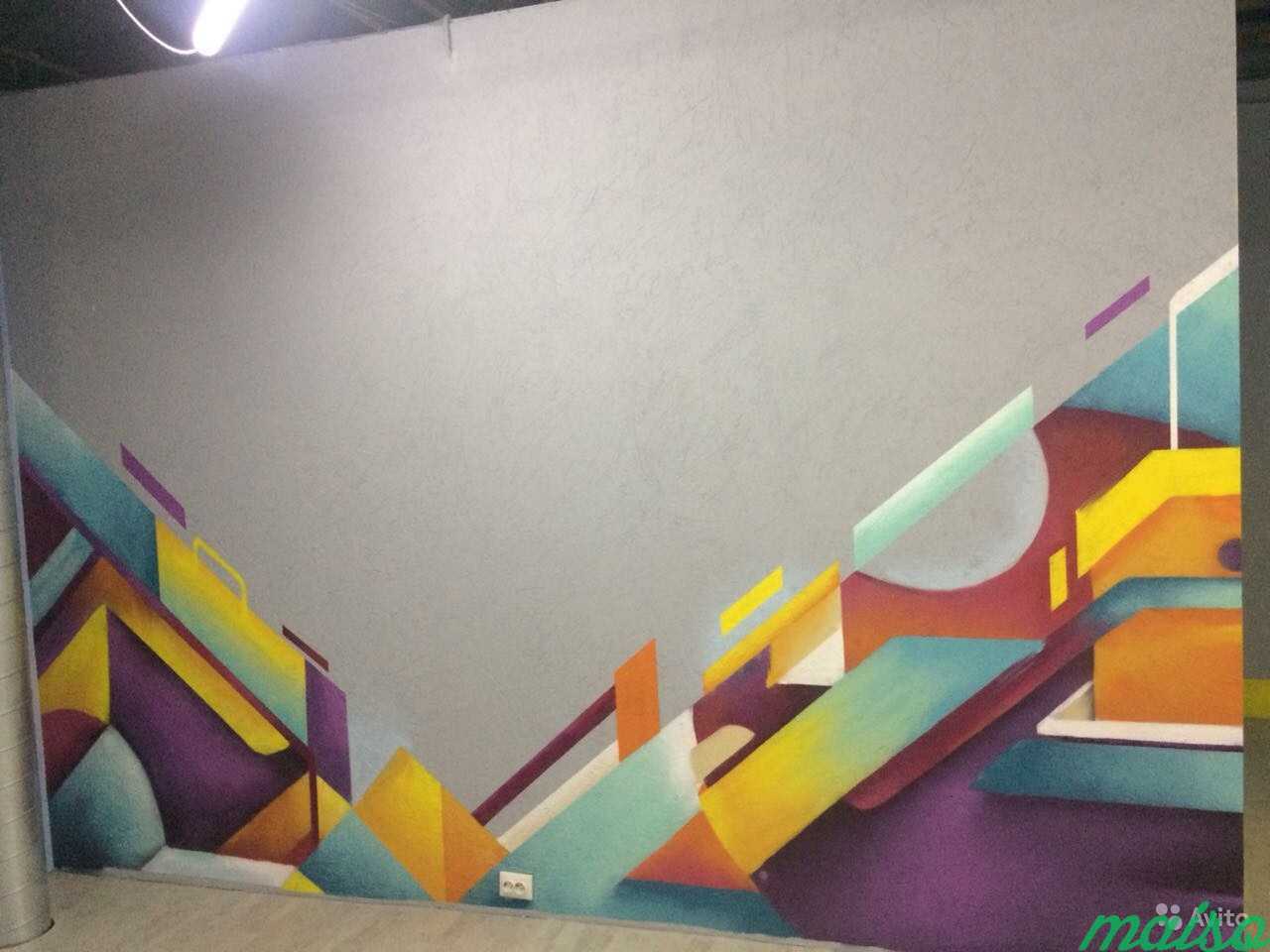 Художественное оформление стен, граффити в Санкт-Петербурге. Фото 8