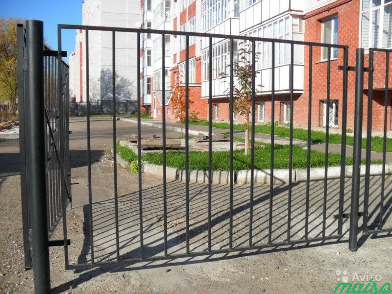 Забор металлический сварной
