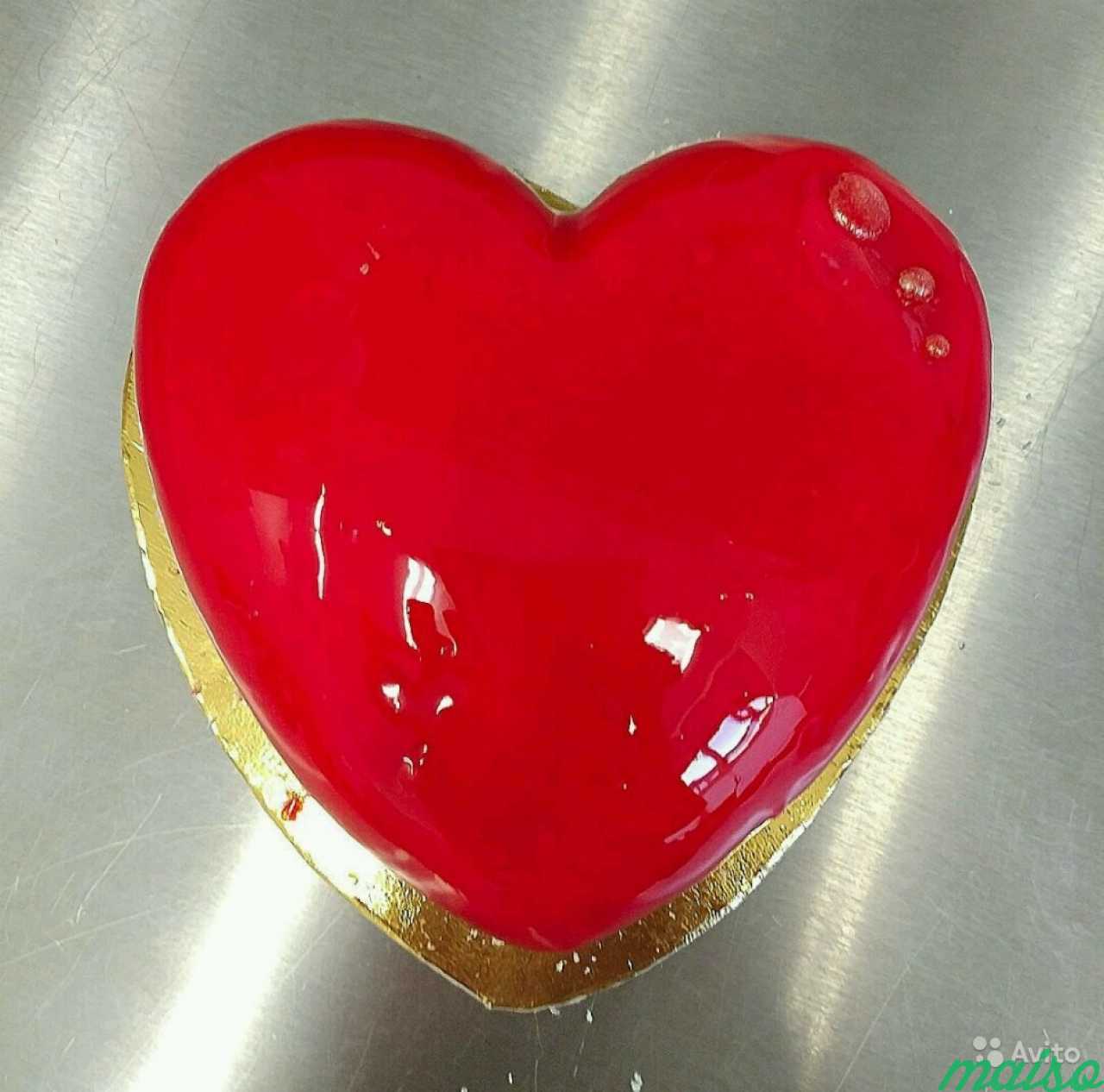 Муссовый торт.муссовое сердце в Санкт-Петербурге. Фото 1
