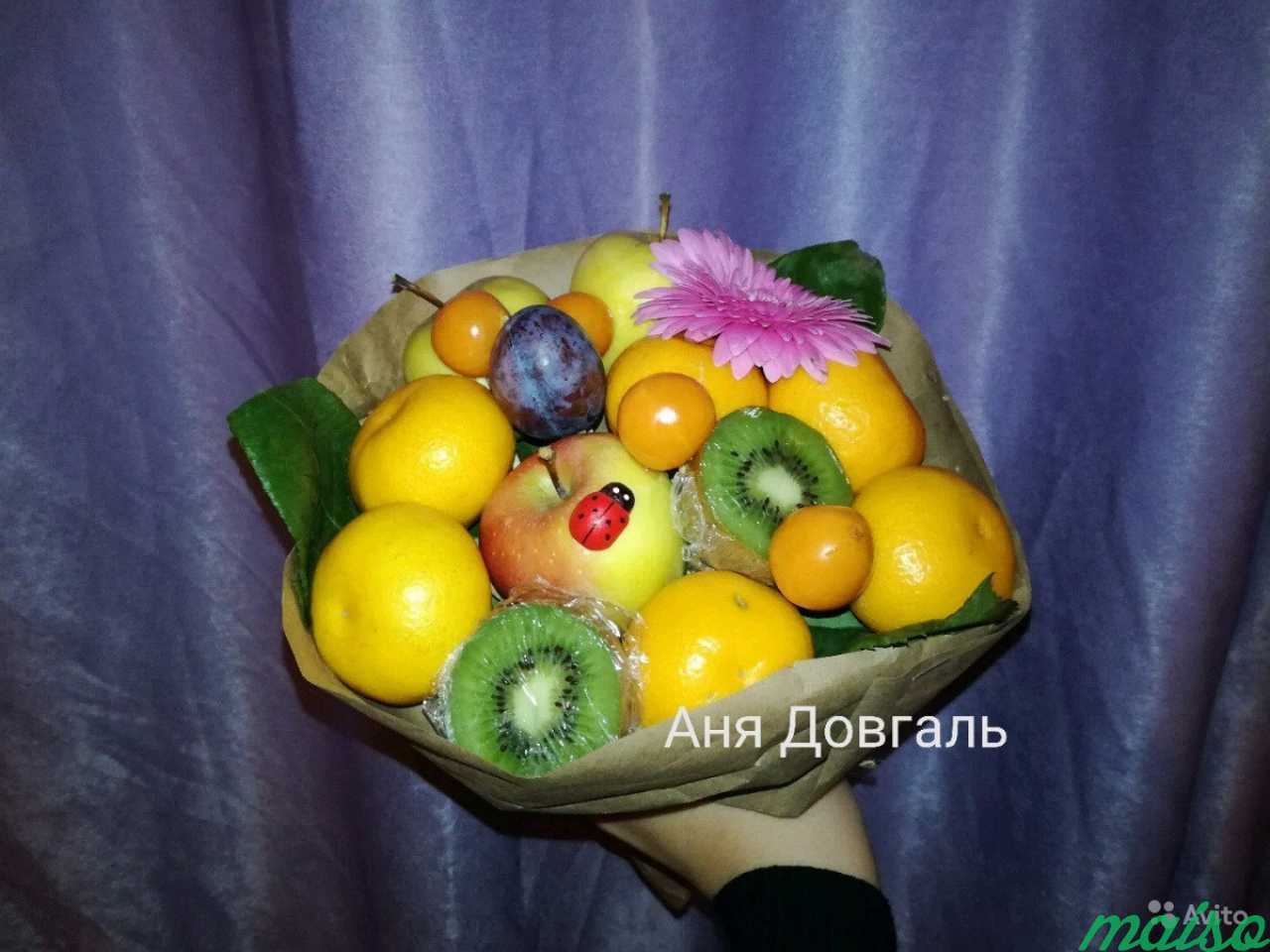 Букеты из фруктов Подарки на 14 февраля в Санкт-Петербурге. Фото 5