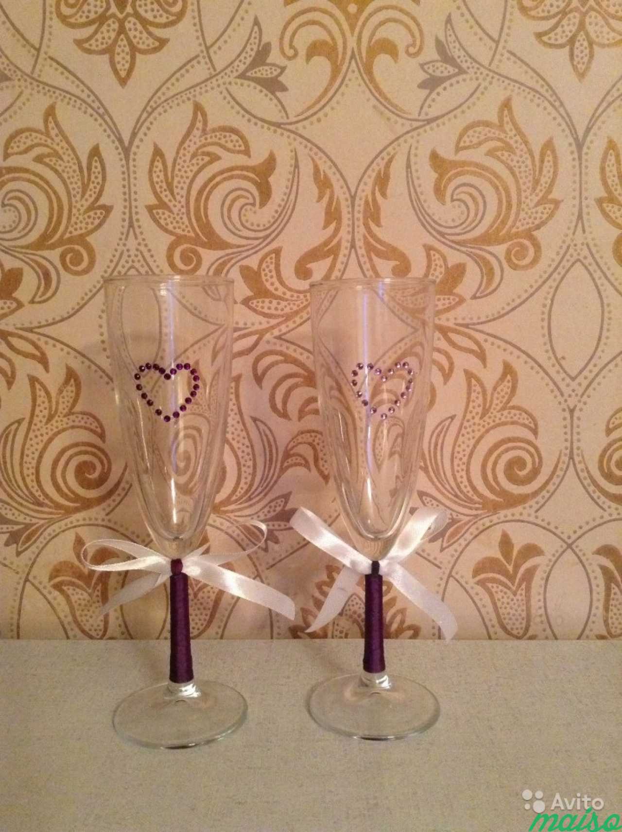 Свадебные бокалы, свечи в Санкт-Петербурге. Фото 2