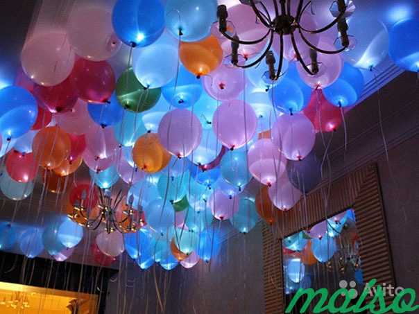 Гелиевые шарики, светящиеся, фольгированные в Санкт-Петербурге. Фото 5