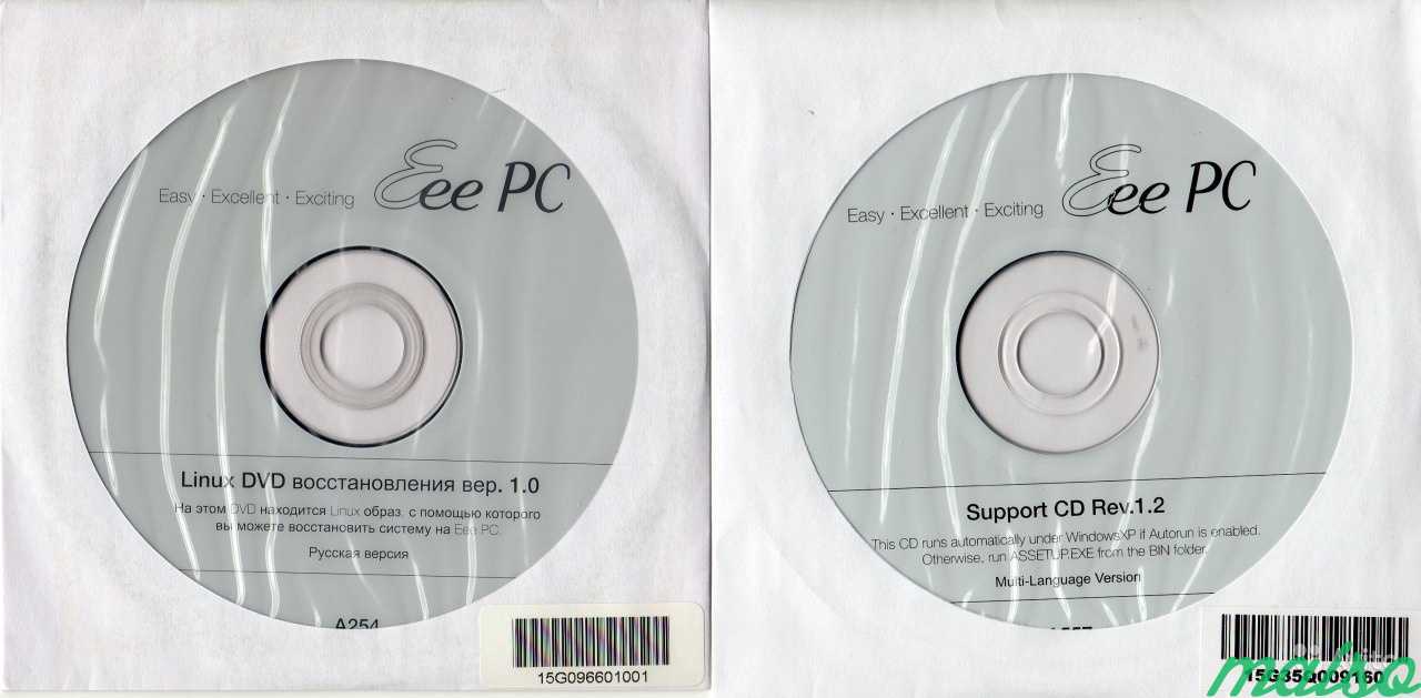 Рекавери DVD c Windows XP от нетбука asus 901-1000 в Санкт-Петербурге. Фото 2