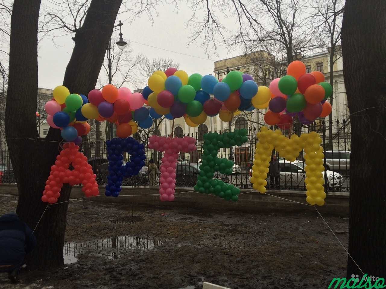 Выписка из роддома, украшение авто на выписку, шар в Санкт-Петербурге. Фото 6