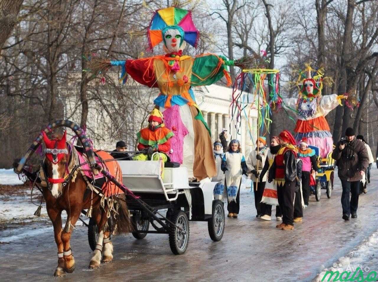 Масленица катание на лошадях