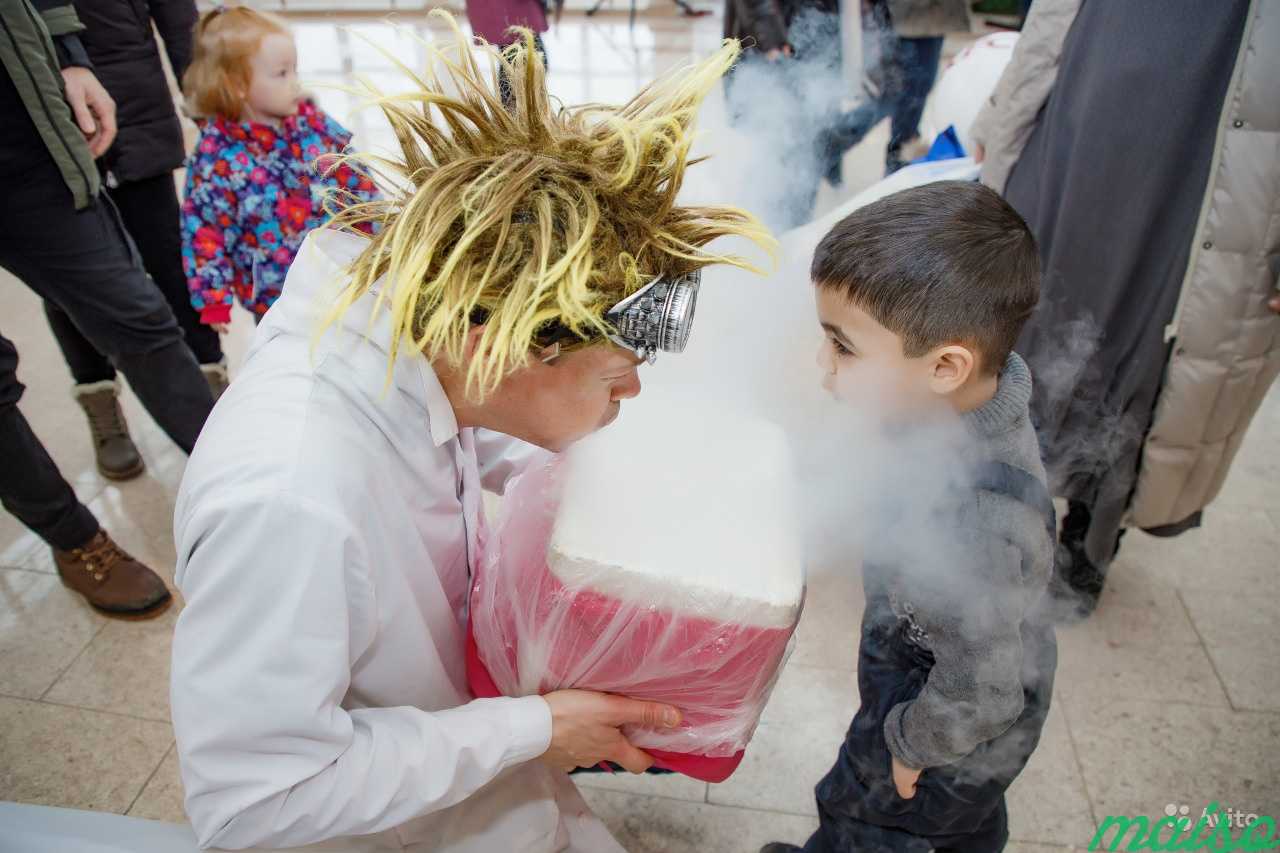 Химическое шоу, крио-шоу с мороженым на праздник в Санкт-Петербурге. Фото 8
