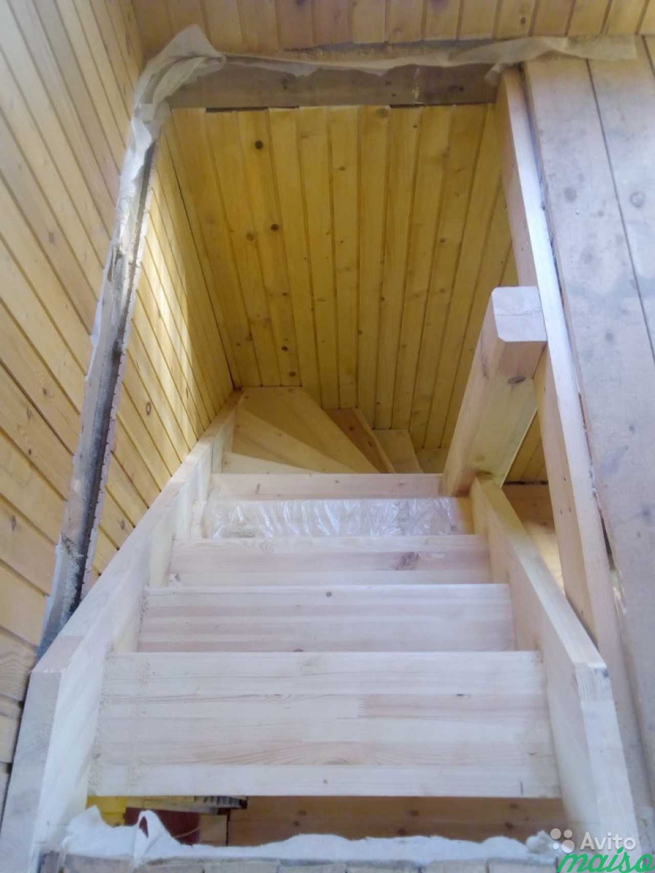 Изготовление и установка деревянных лестниц в Санкт-Петербурге. Фото 3