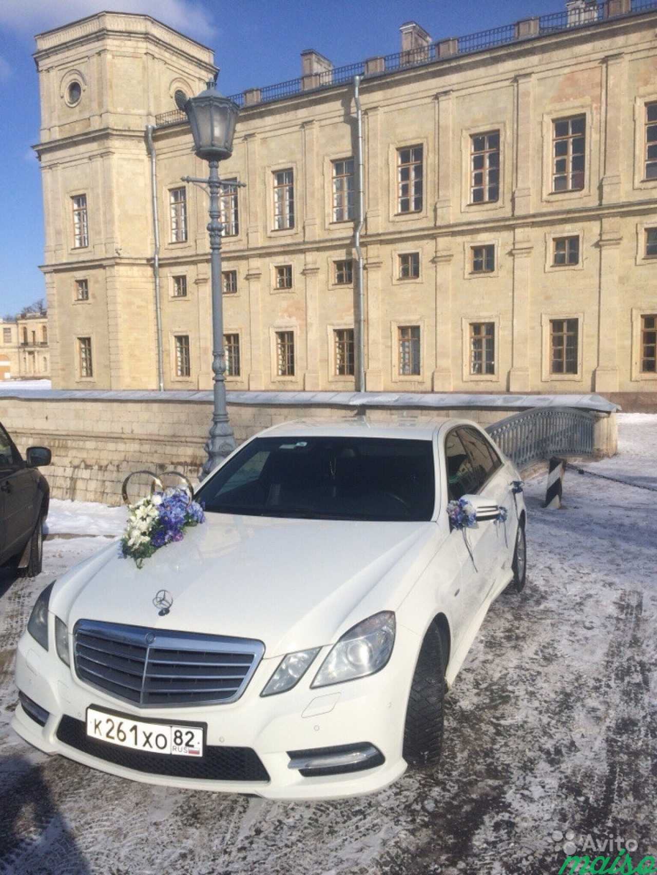 Автомобиль Mercedes E-class на свадьбу в Санкт-Петербурге. Фото 3