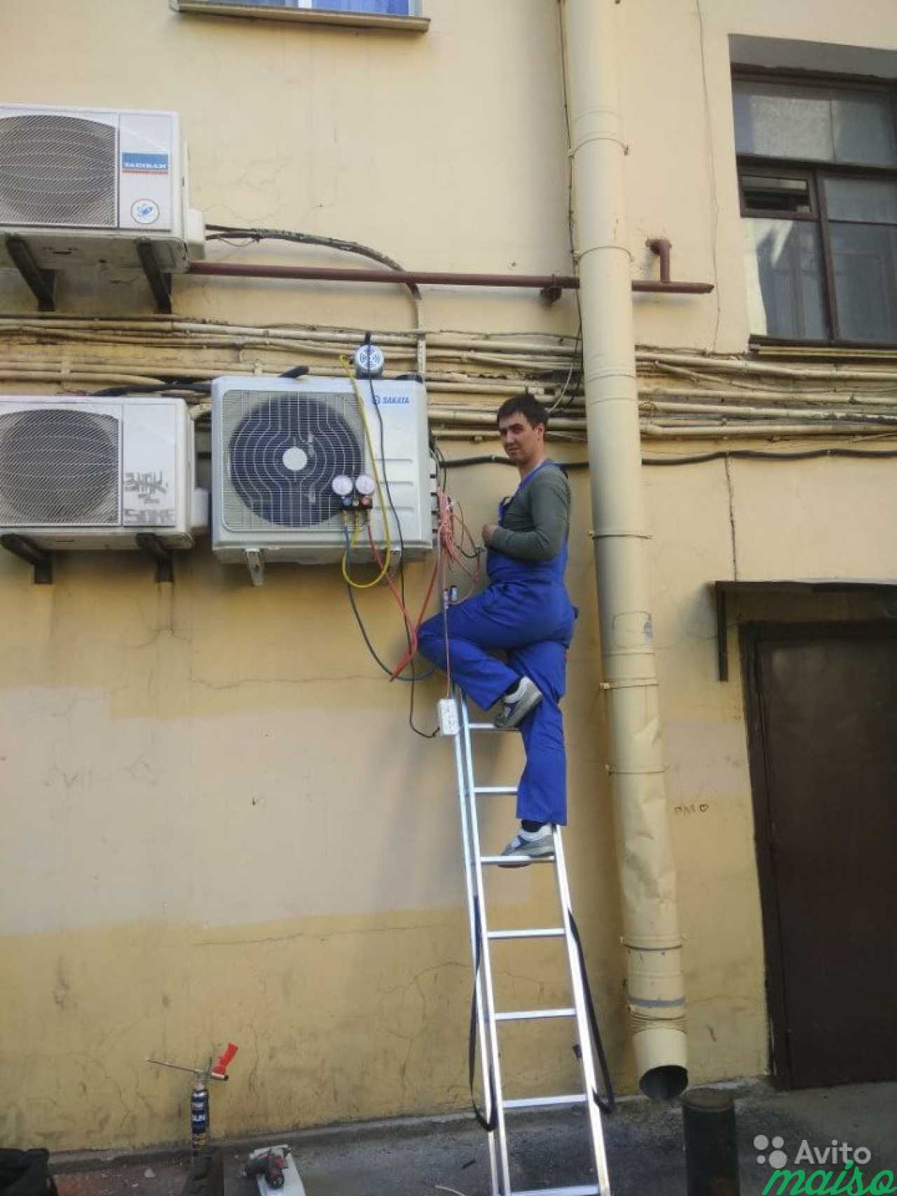 Монтаж систем кондиционирования и вентиляции в Санкт-Петербурге. Фото 1