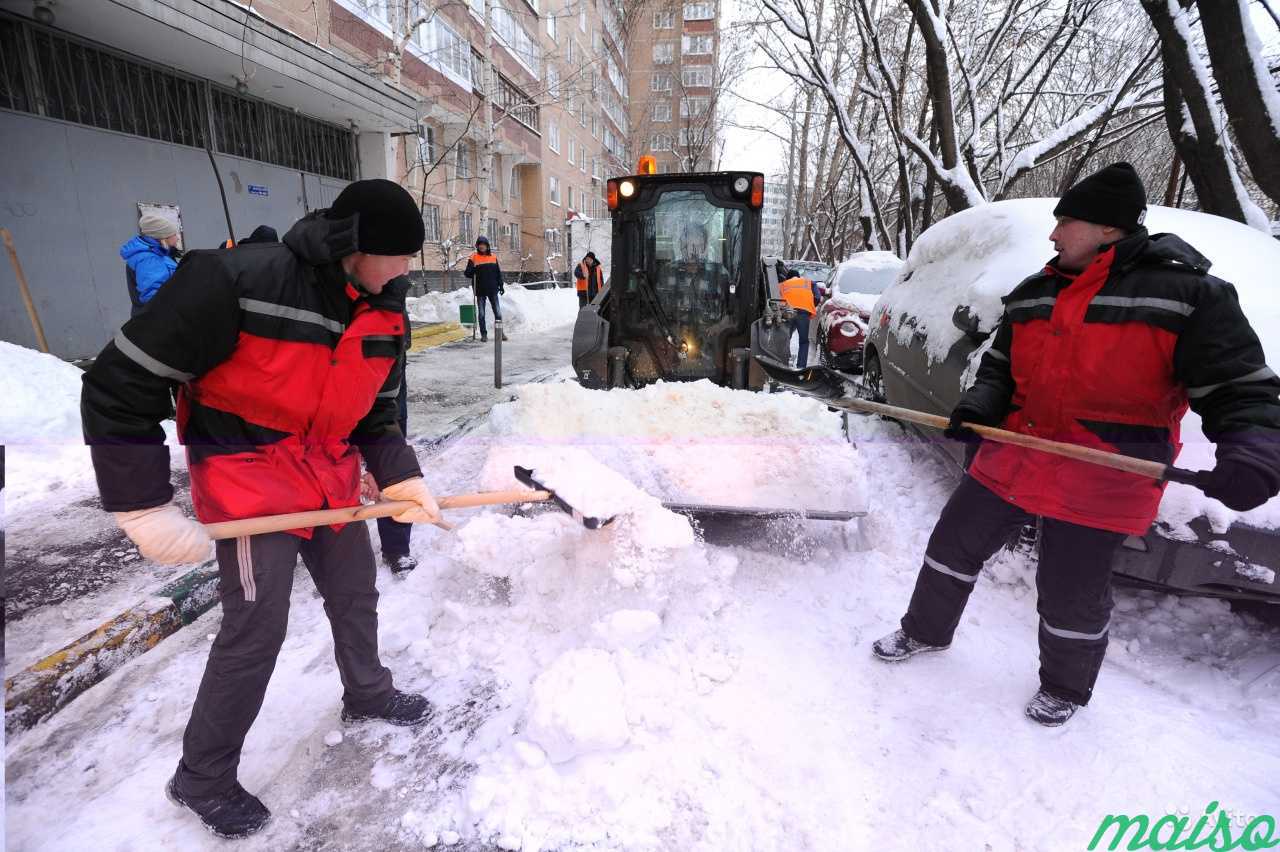 уборка снега москва