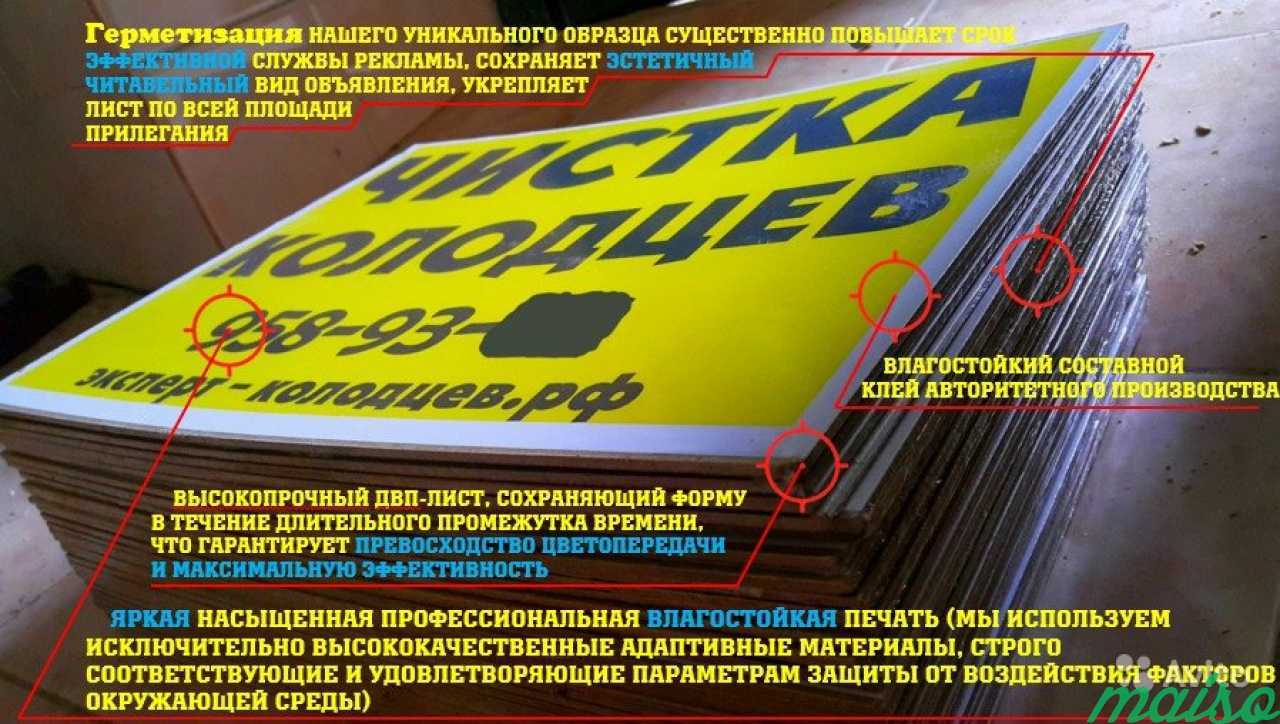 Реклама на столбах с гарантией Бюджетно, практично в Санкт-Петербурге. Фото 1