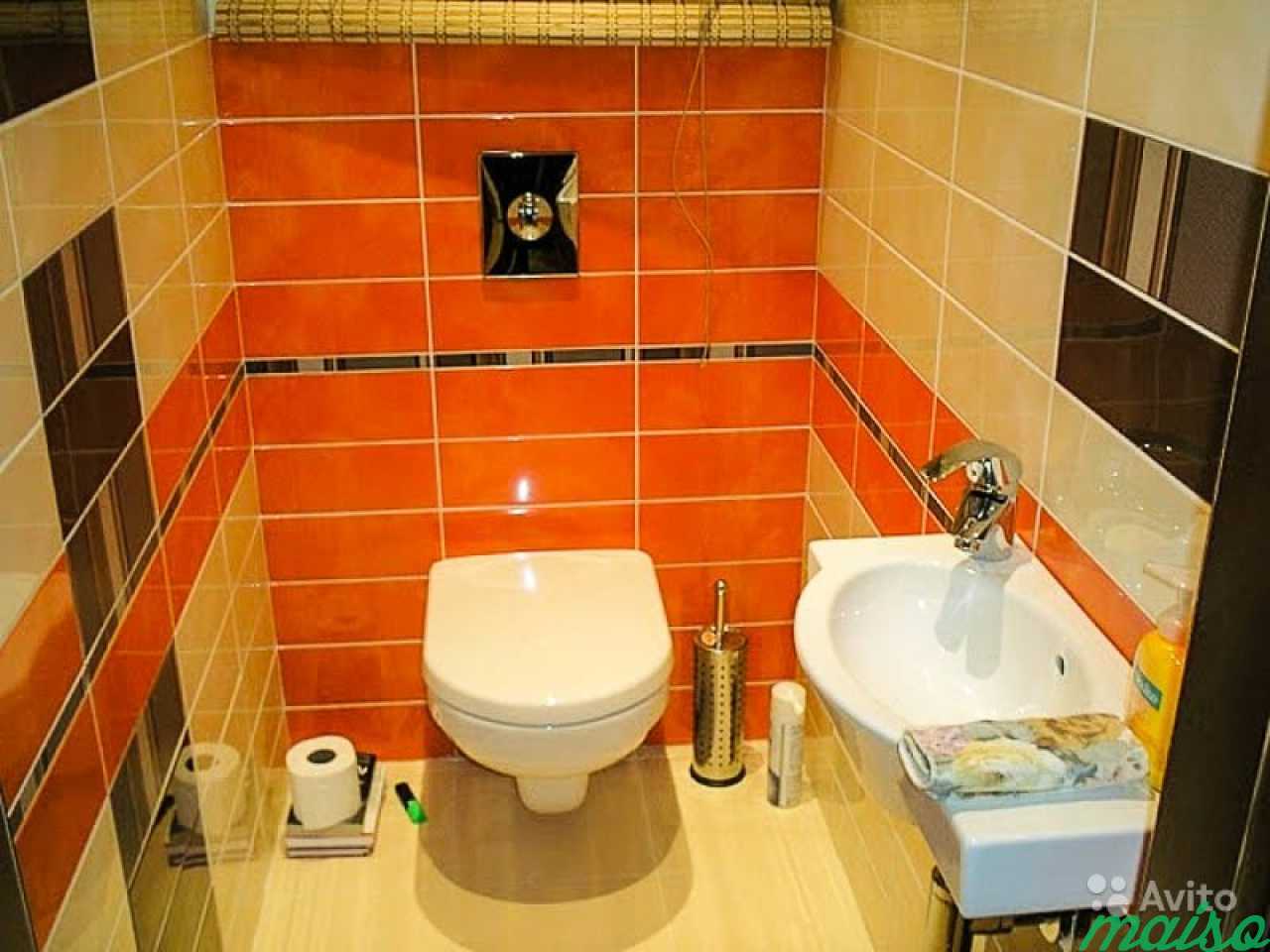 туалет и ванна должны быть в одной плитке