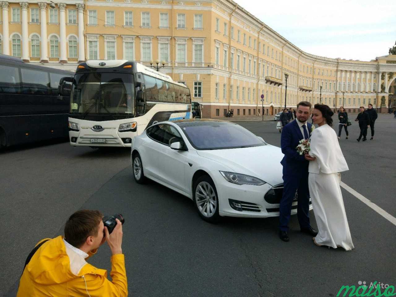 Аренда Теслы на свадьбу в Санкт-Петербурге. Фото 2