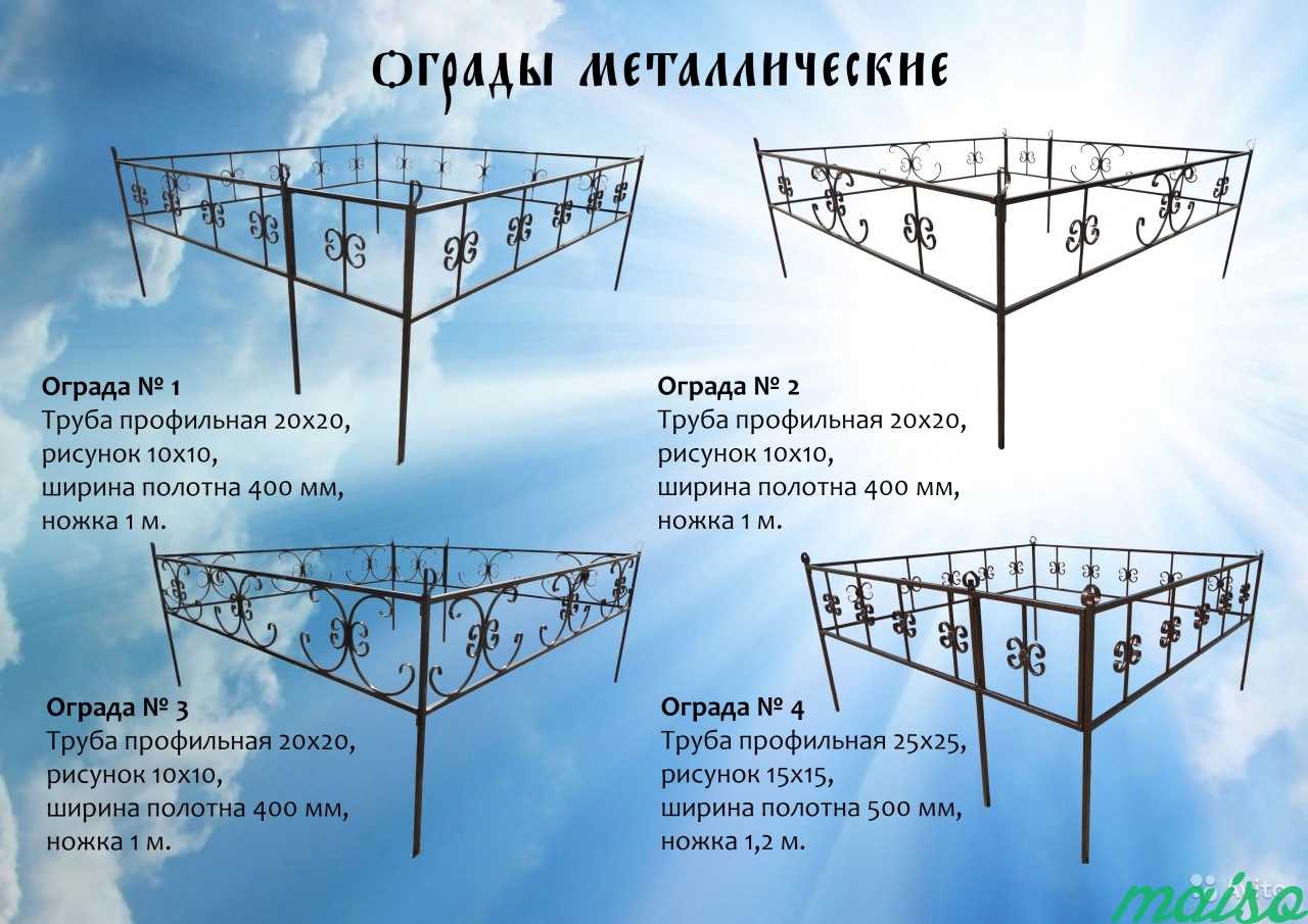 Ритуальные Кресты, ограды, столы, лавочки в Москве. Фото 7