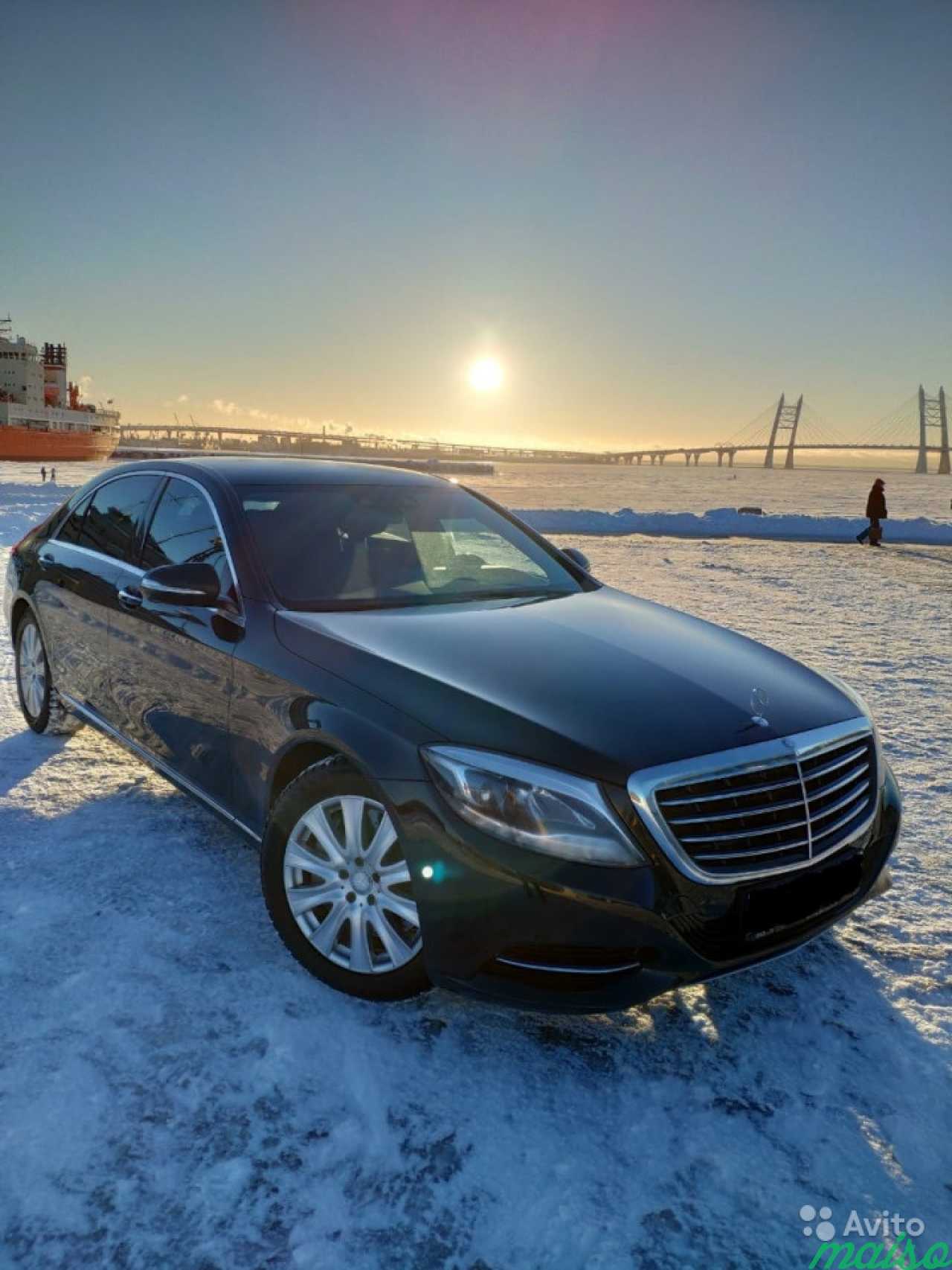 Аренда Mercedes Benz S class W222 long с водителем в Санкт-Петербурге. Фото 3