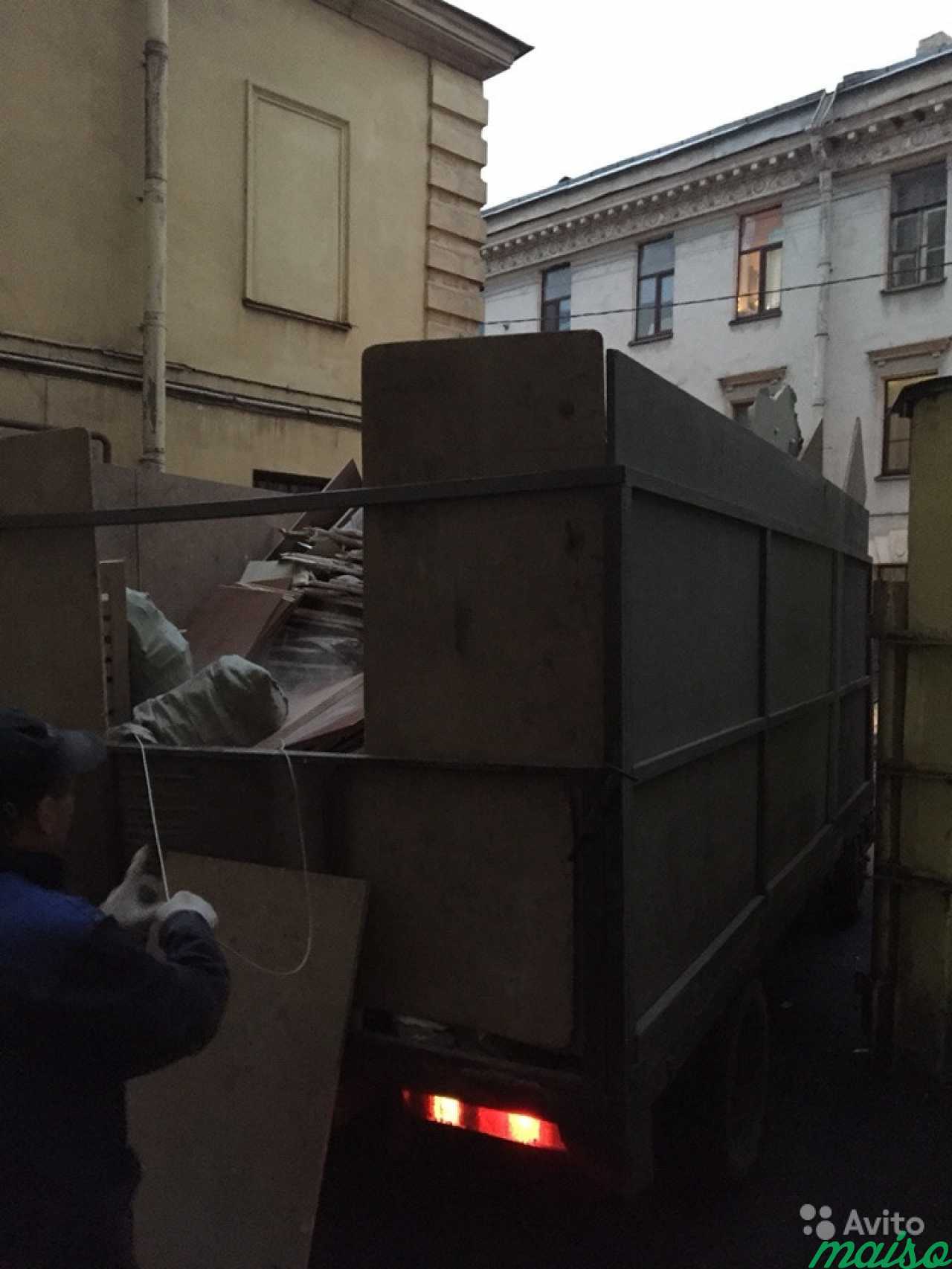 Вывоз мусора. Грузовые машины.Пухто в Санкт-Петербурге. Фото 2