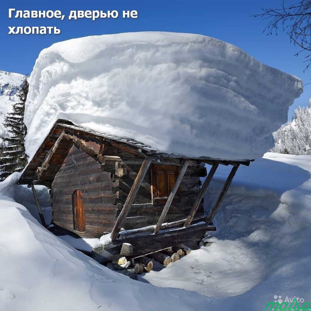 Сброс снега профессионалами в Санкт-Петербурге. Фото 1