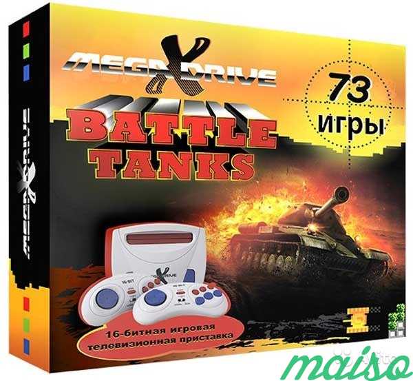 SEGa Mega Drive 2 Battle Tanks + 73 встр. игры в Санкт-Петербурге. Фото 3