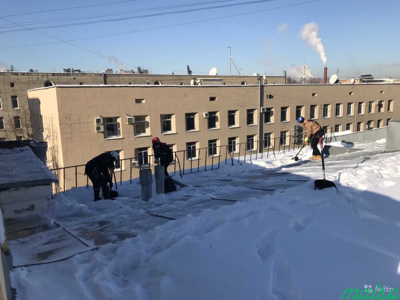 Уборка : снега, льда, наледи, сосулек, сосулей, пр в Санкт-Петербурге. Фото 4