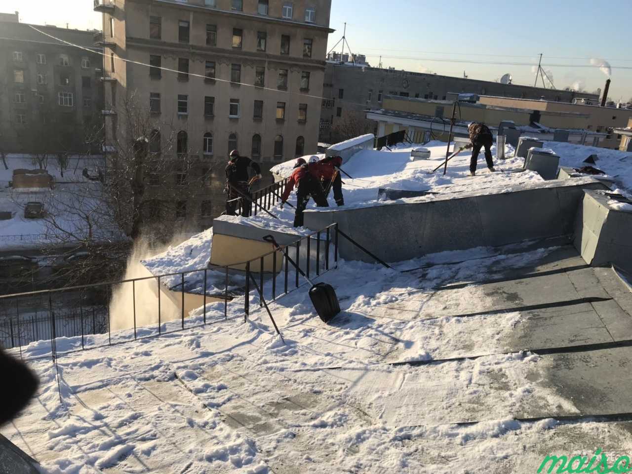 Уборка : снега, льда, наледи, сосулек, сосулей, пр в Санкт-Петербурге. Фото 6