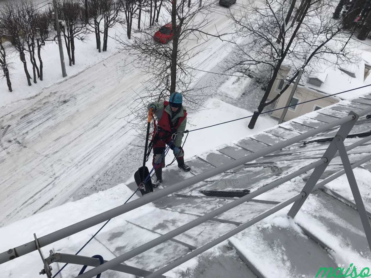 Уборка : снега, льда, наледи, сосулек, сосулей, пр в Санкт-Петербурге. Фото 2