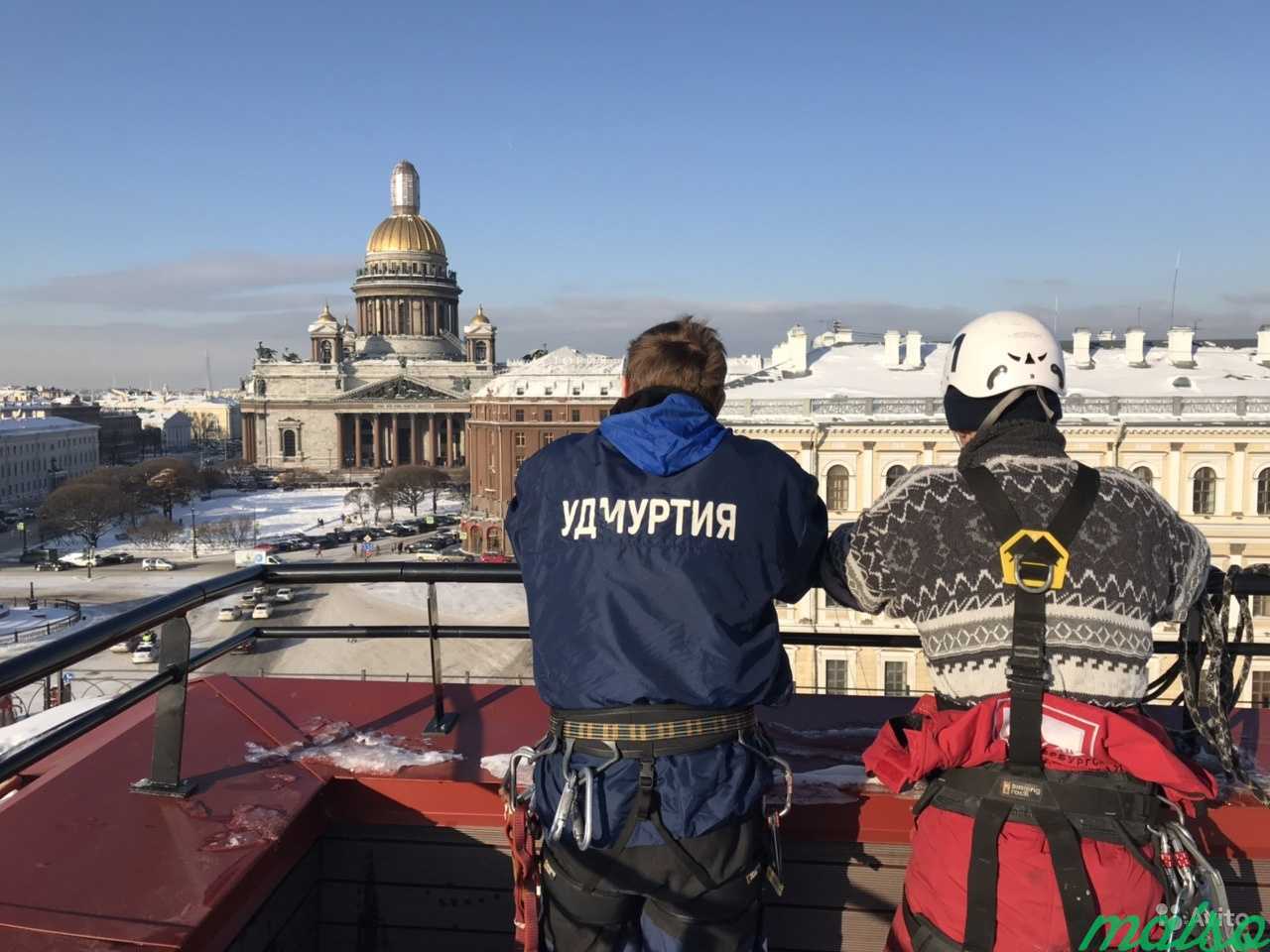 Уборка : снега, льда, наледи, сосулек, сосулей, пр в Санкт-Петербурге. Фото 1