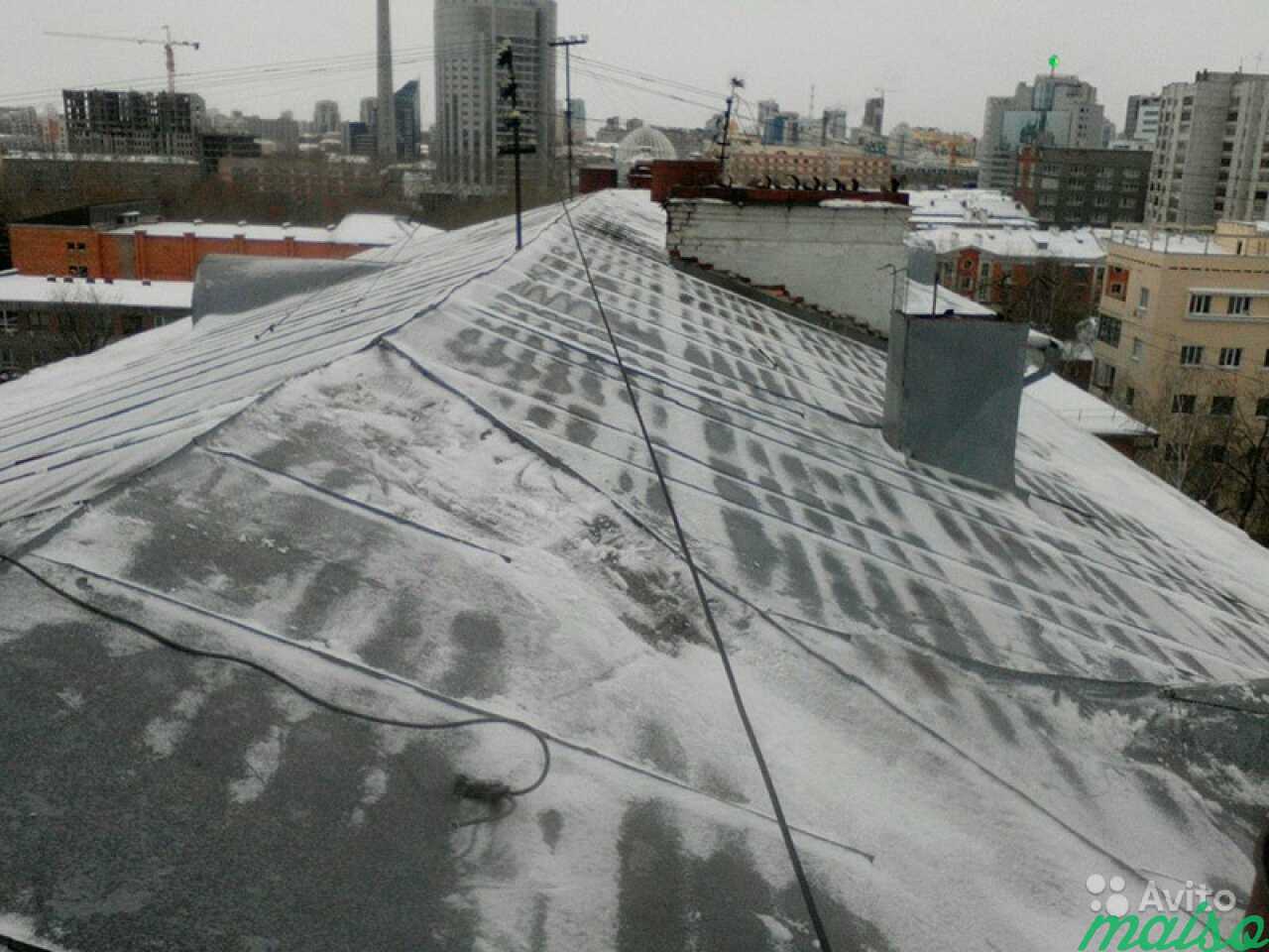 Очистка и уборка крыш от снега и наледи в Санкт-Петербурге. Фото 3