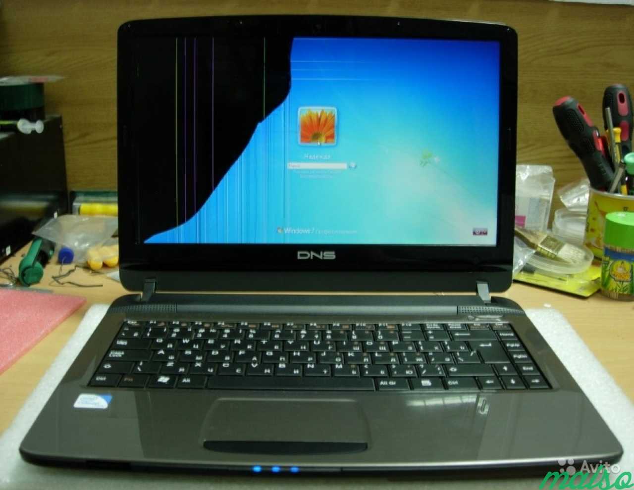 Сломанный ноутбук Acer